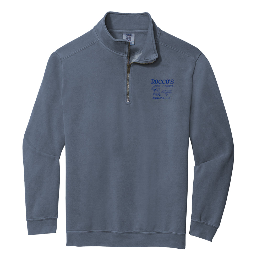 Rocco's Comfort Colors Quarterzip (Blue)