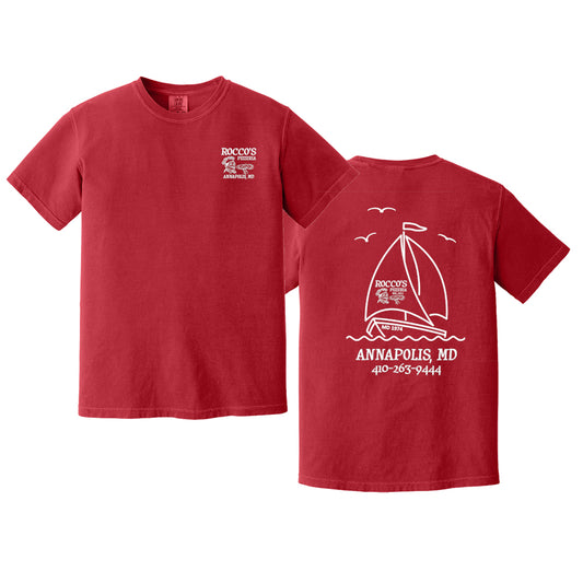 Rocco's Comfort Colors Short Sleeve Tee (Red)
